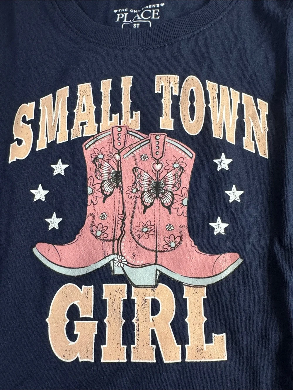 Small Town Girl Cowboy Boot Tee